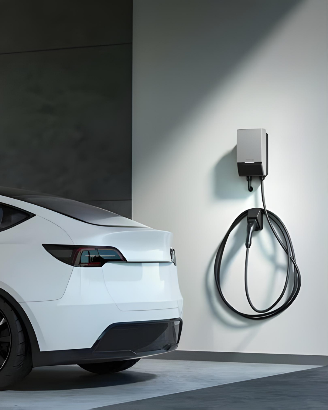 Tesla charging at home